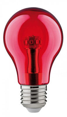 Лампа A60 LED color 12W E27 Red Ecola купить Цветные