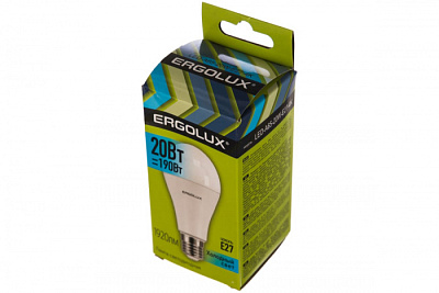 Cветодиодная лампа LED-A65-20W-E27-4K Ergolux купить Светодиодные