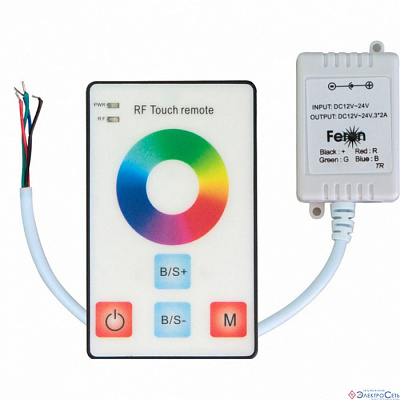 Контроллер FERON LS606-607 RGB 5 - 24В 30 - 144Вт 11реж. LD32 купить Управление светом (быт)