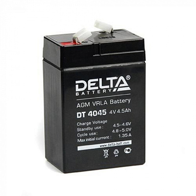 Аккумулятор 04V 4.5 Ah Delta DT 4045 купить Батарейки, Аккумуляторы, з/у