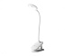 Лампа настольная светодиодная Ambrella DE700 WH 6W 200Lm 3000-6400K диммер сенс акк-р прищепка купить Светодиодные