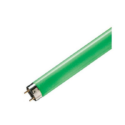 Лампа люминесцентная Philips TL-D 18W/17 G13 Green зелёная спец. Голландия купить Цветные