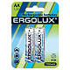 Аккумулятор Ergolux AA 2200 mAh Ni-Mh BL2 купить Батарейки, Аккумуляторы, з/у