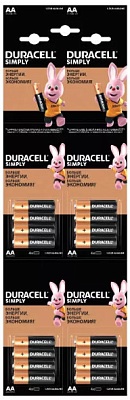 Батарейка Duracell LR6 Simply купить Батарейки, Аккумуляторы, з/у