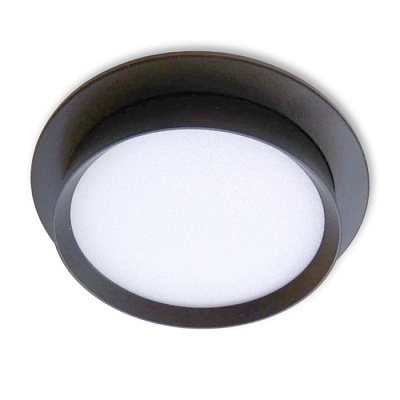 Точечный светильник УРАлайт 23002 BK GX53 чёрный 105*40 круг купить Точечные светильники