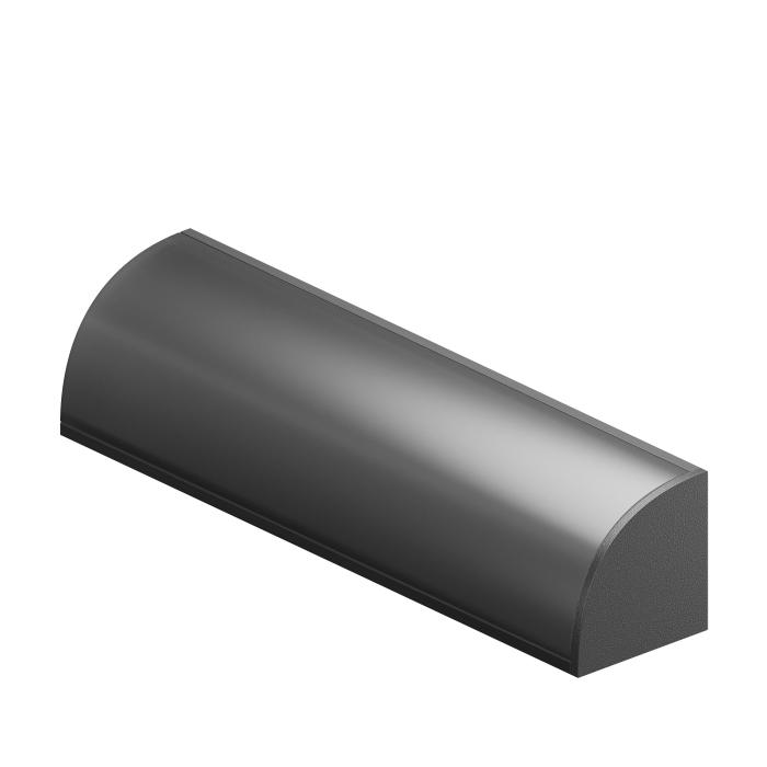 Профиль угловой Geniled 12139b_ch 16*16*2000 M20, черный комплект