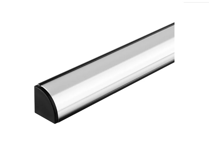 Профиль угловой Redigle RG-LC601BK 16*16*2000 черный  комплект