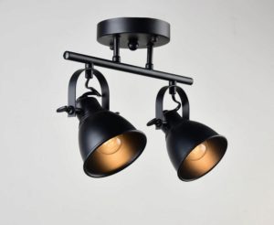 Спот LINVEL LV 9115/2 Детройт черный E14 40W* 2
