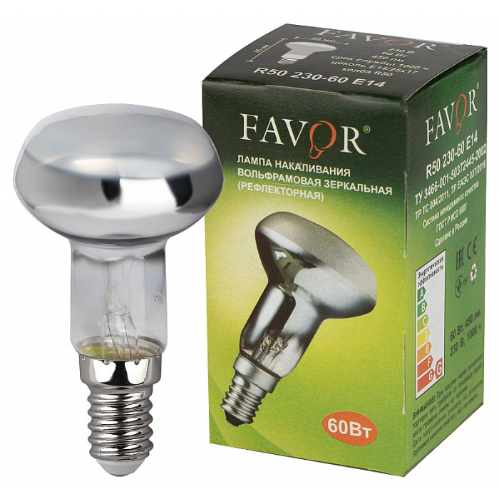 Лампа R50 60W E14 FAVOR