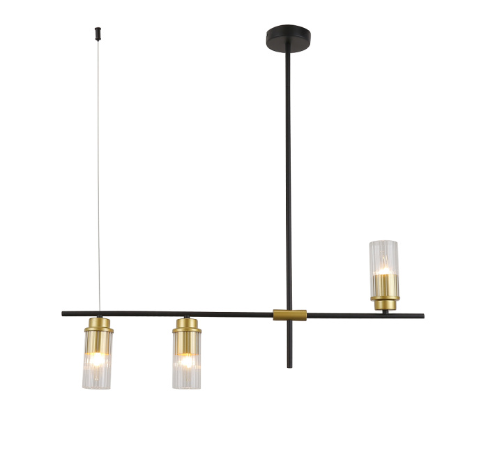 Люстра ламповая Linvel LV9440/3 Прин черный/золото 3*Е14
