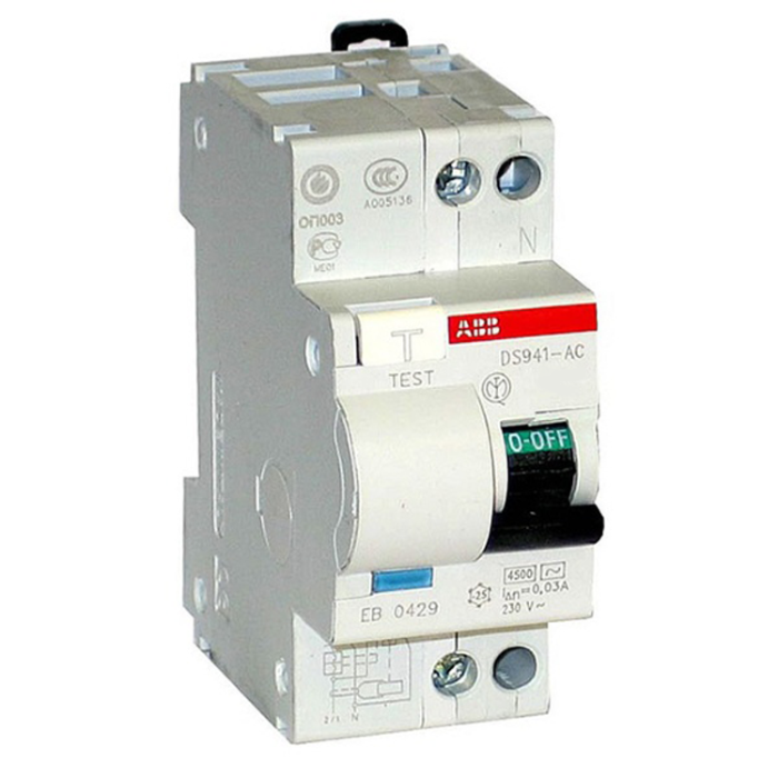 Диф.автомат ABB DSH941R 1P+N C25A 30mA (AC)