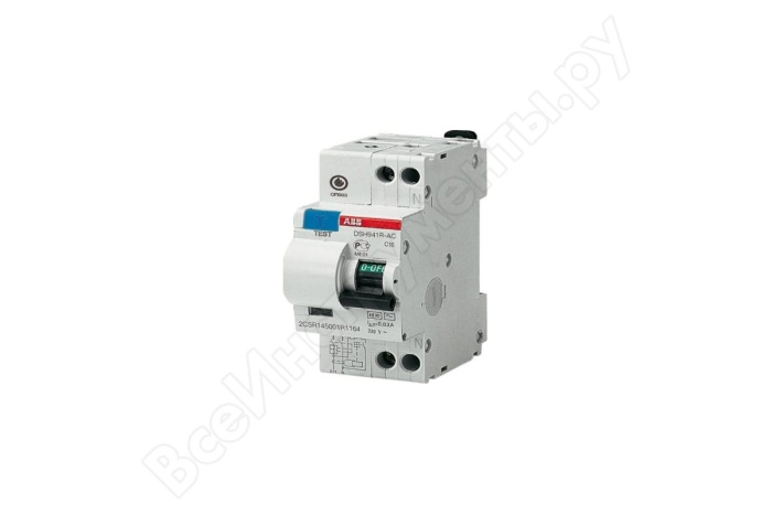 Диф.автомат ABB DSH941R 1Р+N 16A 30mA