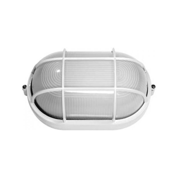 Светильник IP54 Camelion 1401S овальный с решеткой Е27 60W