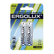 купить Аккумулятор Ergolux AAA 1100 mAh Ni-Mh BL2 Батарейки, Аккумуляторы, з/у