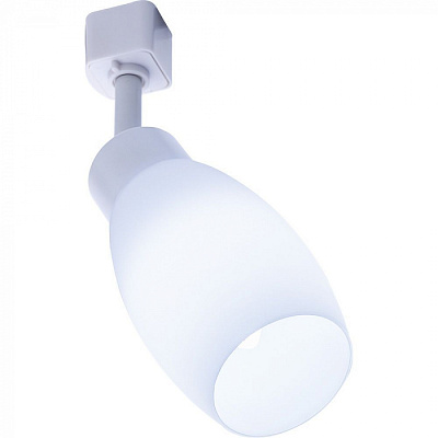 Трековый светильник Feron AL156 41051 под лампу Е14 на шинопровод Белый купить Трековые светильники