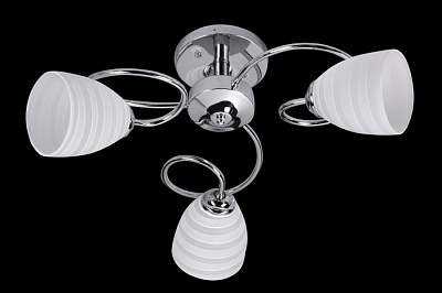 Люстра ламповая LINVEL LV 9203/3 Алекса хром E27 60W *3  купить Ламповые люстры