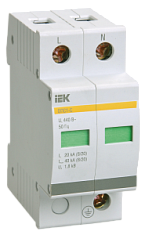 купить ОПС1-В 2Р IEK ограничитель имп.перенапр.30кА 400В IEK