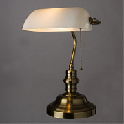 купить Лампа настольная ARTE Lamp A2493LT-1AB BANKER E27 60W бронза Декоративные