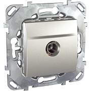 купить Розетка TV одиночная Unica Top Алюминий MGU5.462.30ZD Unica Top