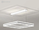 Люстра светодиодная Estares Stella 100WS-APP-500x500x1200-WHITE/WHITE 100W 10000Lm Пульт, Блютуз купить Светодиодные люстры