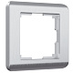 Рамка 1 пост Werkel WL12-Frame-01 серебро рифленый W0012106  купить Werkel  Рамки