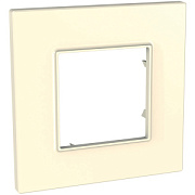 купить Рамка 1 пост Unica Quadro Бежевый MGU2.702.25 Unica Quadro Рамки