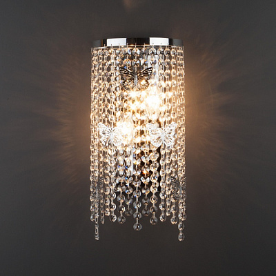 Бра EUROSVET 10015/2 хром Е14 60W *2 купить Бра