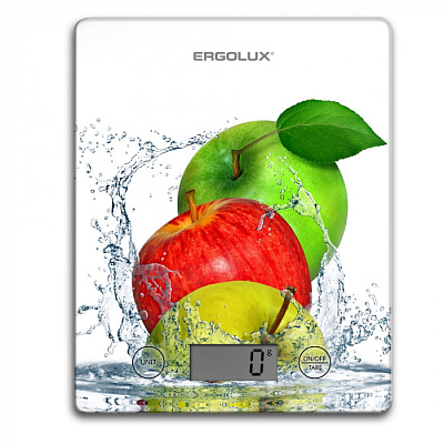 Весы кухонные Ergolux ELX-SK02-C01 белый купить Бытовая техника