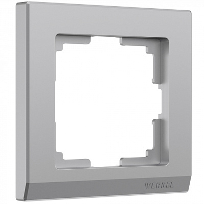 Рамка 1 пост Werkel WL04-Frame-01 серебро W0011806  купить Werkel Рамки