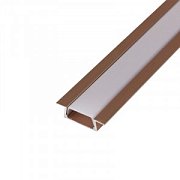 купить Профиль врезной Rexant 146-405-3 22*6mm 1м розовое золото комплект Профиль