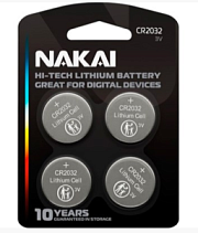 купить Батарейка CR2032 NAKAI Hi-Tech 3V 1702-0029 Батарейки, Аккумуляторы, з/у