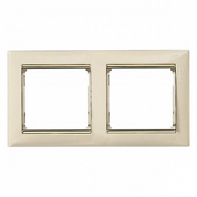 Рамка 2 поста Legrand Valena 774152 Крем Золото купить Legrand Valena
