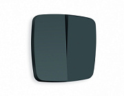 купить Лицевая панель выключателя 2клавишного Ambrella Volt графит soft touch  Omega OP9030 Ambrella Volt