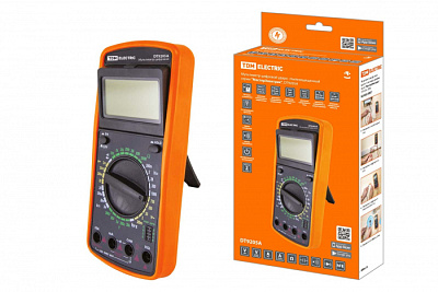 Мультиметр TDM DT9205A SQ1005-0007 цифровой ударо-пыле-защищенный купить Инструмент