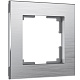 Рамка 1 пост Werkel WL11-Frame-01 алюминий W0011706 купить Werkel  Рамки