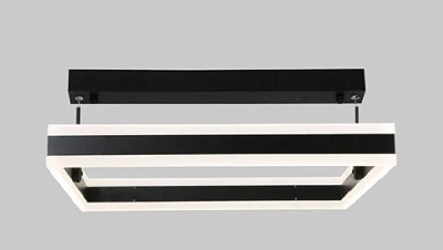Люстра светодиодная Estares Stella 100WS-APP-500x500x1200-BLACK/WHITE 100W 10000Lm Пульт, Блютуз купить Светодиодные люстры