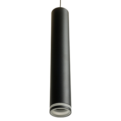 Подвес Feron ML1008 LUNA по лампу MR11 GU10 D40*H250 черный 51377 купить Подвесные светильники