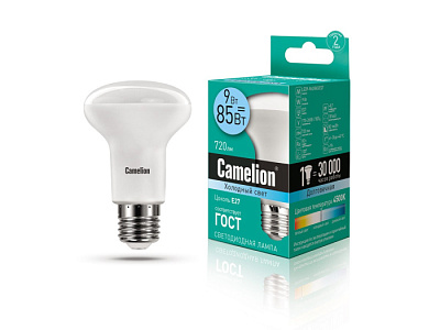 Лампа Camelion LED9-R63/845/E27 купить Светодиодные