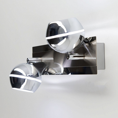 Спот CITILUX CL555521 Раймонд хром светодиоды 3000K 2*5W купить Споты