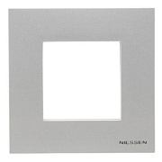 купить Рамка 1 пост ABB Zenit Серебро N2271 PL  ABB Zenit