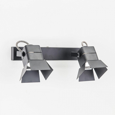 Спот CITILUX CL526522S Рубик черный GU10 2*50W купить Споты