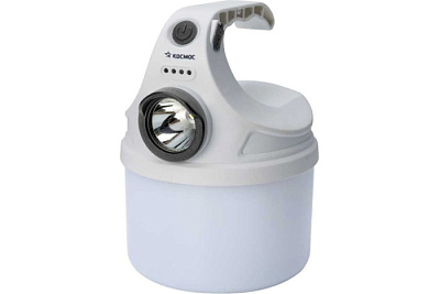 Фонарь кемпинговый Космос 614 10W+2W аккумулятор 2света, 4режим КОС614Lit купить Фонари