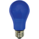 Лампа светодиодная A55 8W E27 синяя Ecola купить Цветные