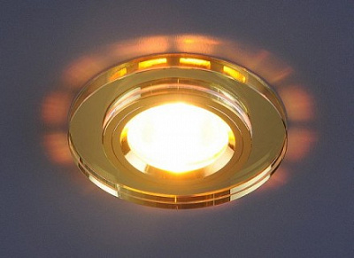 Точечный светильник Elektrostandard HS-8060/6 зеркальный золото MR16 GU5.3 купить Точечные светильники
