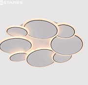 купить Люстра светодиодная Estares Indigo 8R-RC-500x60-WHITE/BLACK/WHITE 90W Светодиодные люстры