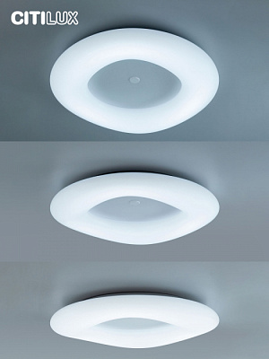Люстра светодиодная CITILUX CL732A800G Стратус СМАРТ RGB 115W до 31кв.м ПУЛЬТ работает с Алисой**** купить Светодиодные люстры