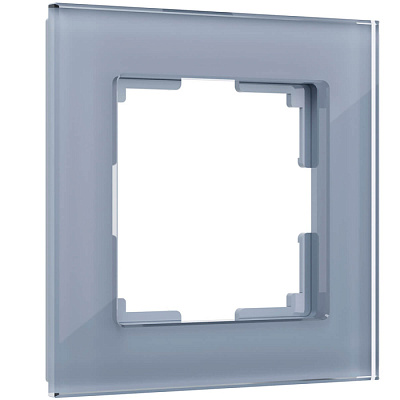 Рамка 1 пост Werkel WL01-Frame-01 серое стекло W0011115 купить Werkel  Рамки