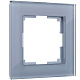 Рамка 1 пост Werkel WL01-Frame-01 серое стекло W0011115 купить Werkel  Рамки