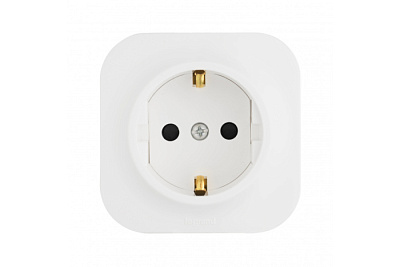 Розетка з/к  Legrand Quteo 782211 Белая купить Legrand QUTEO/PLEXO накладные