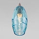 Подвесной светильник EUROSVET 50222/1 Голубой/Хром Е27 40Вт D120 H360-1400 купить Подвесные светильники